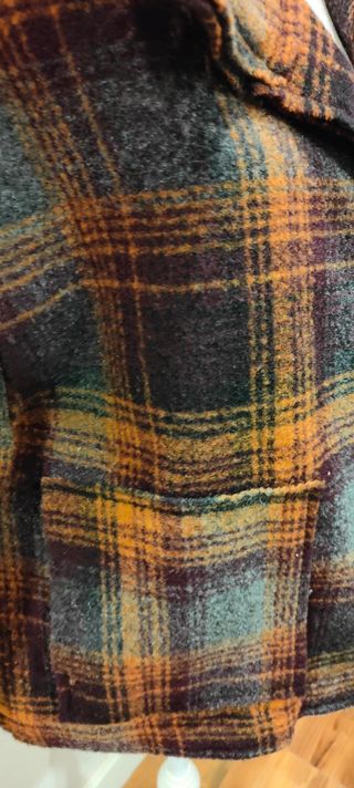 chaqueta oversize con estampado ideal!