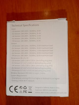 2 Enchufes inteligentes smart wifi plug