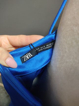 Vestido corto de zara