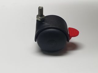 Lote de 10 Ruedas giratorias con freno.