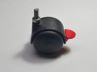 Lote de 10 Ruedas giratorias con freno.