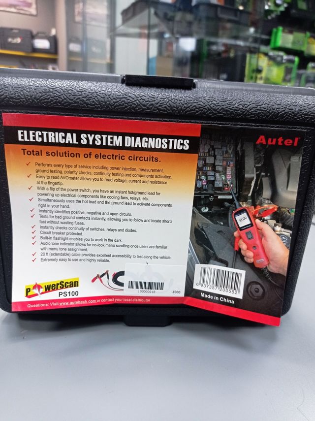PS100 Autel comprobador sistema electrico