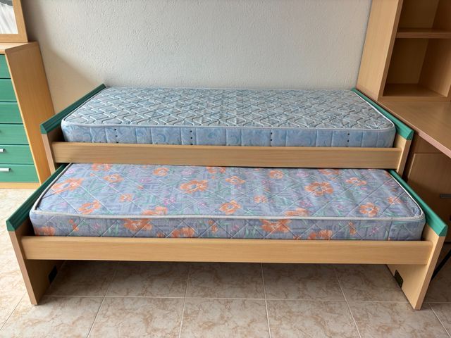 Camas nido-dormitorio juvenil
