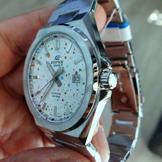 Casio Edifice esfera customizada Galaxy