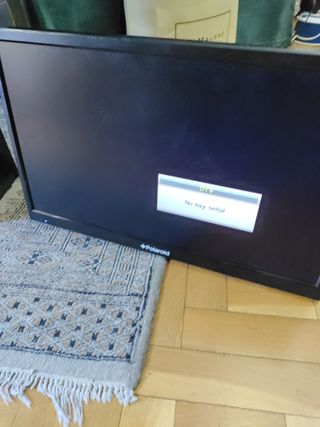 pantalla TV plana + brazo extensible