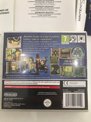 Ds el profesor Layton y la llamada del espectro