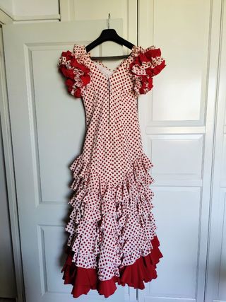 Traje de flamenca. Talla 38-40