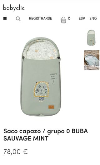 Saco capazo y maxicosi universal