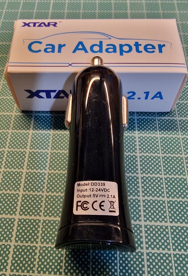 Carga Rápida Car 12v-24v Xtar usb Salida 5.0v 2.1A