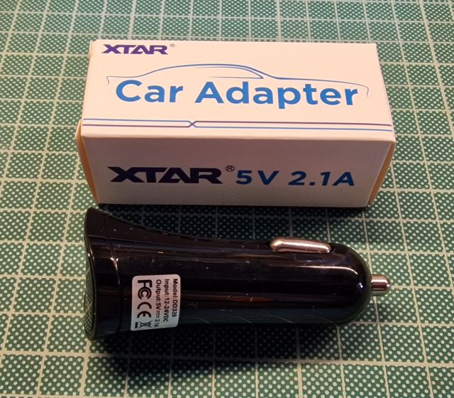 Carga Rápida Car 12v-24v Xtar usb Salida 5.0v 2.1A