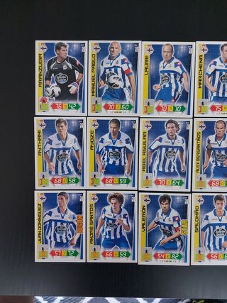 CROMOS DEPORTIVO LA CORUÑA 2012 2013