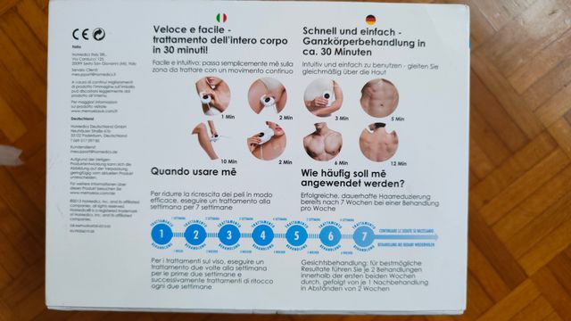 Epilatore Homedics Me Pro + Cartuccia 120.000 imp