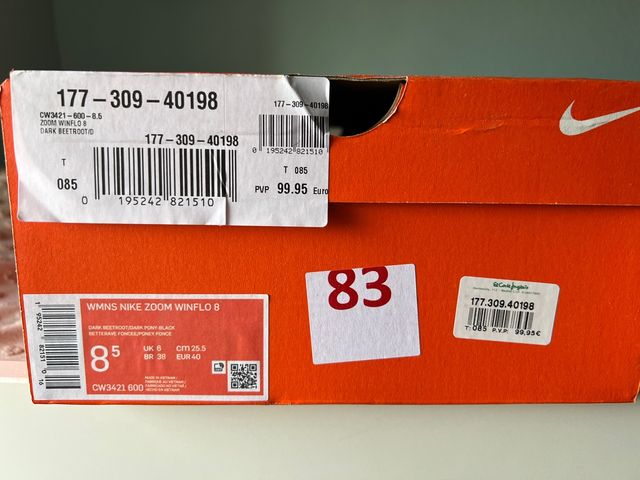zapatillas Nike Winflo T.40 como nuevas