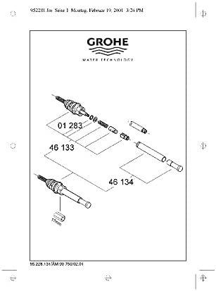 Grohe Concetto - Vástago para grifos Ref. 4613300