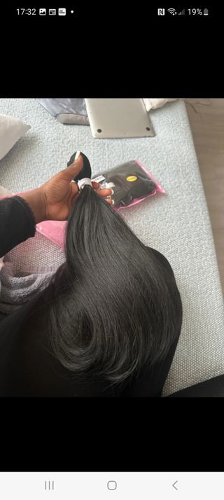 extensiones naturales,se pueden lavar y alisa