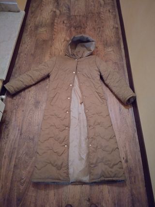 Giaccone beige lungo