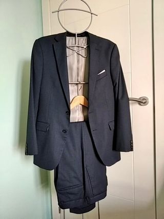 Traje hombre azul marino 