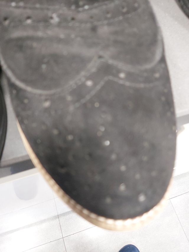 zapato talla 41 de ante negro