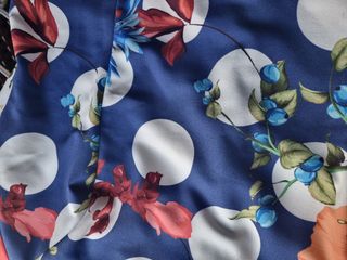 Blusa de fiesta señora estampada talla 46