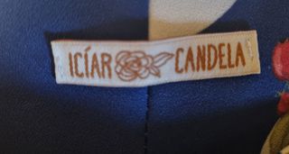 Blusa de fiesta señora estampada talla 46