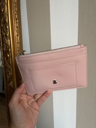 Cartera tous charol rosa claro