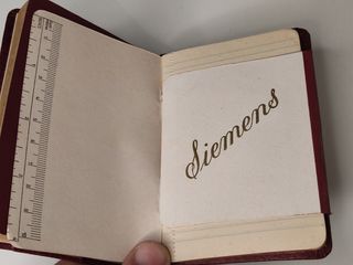 agenda Siemens 1934, vintage