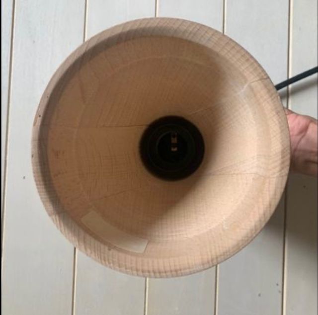 Specimen cement wood lamp