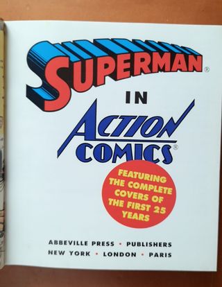 💥 Libro pequeño tamaño. Portadas Superman