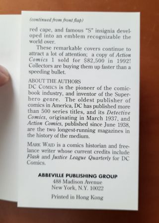 💥 Libro pequeño tamaño. Portadas Superman