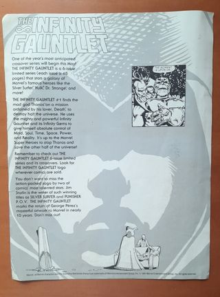 Cartel original. Marvel Avengers