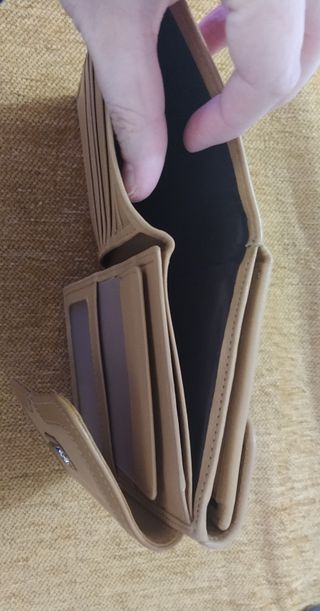 Cartera de piel Daviletto