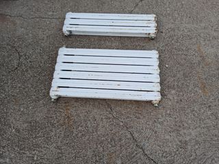 Radiadores de fundición 70x17,5cm y 70x35cm