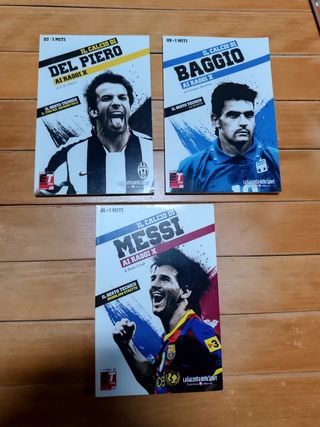 libri Del Piero Baggio Messi