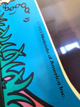 Frontal original arcade Nintendo Donkey Kong Jr