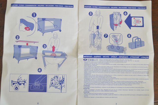 Cuna viaje plegable volterata MS