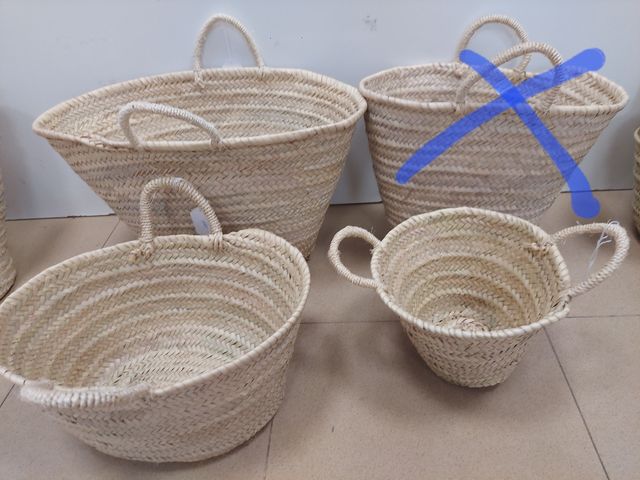 Capazos mimbre