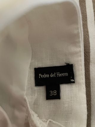Vestido blanco pedro del hierro