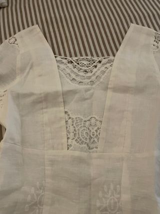 Vestido blanco pedro del hierro