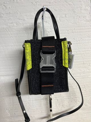 Bolso DOBLE ASA BIMBA Y LOLA NUEVO negro/fluor