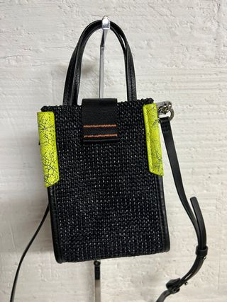 Bolso DOBLE ASA BIMBA Y LOLA NUEVO negro/fluor