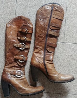 Stivali vero cuoio