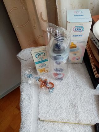 Mister Baby biberon vetro più ciuccio