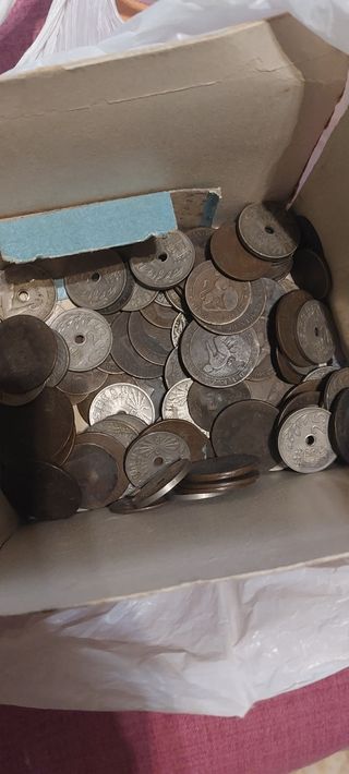 Monedas antiguas y billetes antiguos