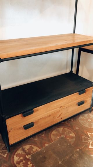 Estanteria librería industrial