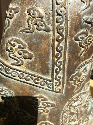 Antiguo Buda chino de bronce