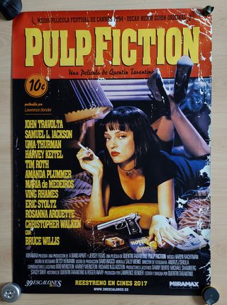 Cartel de cine original Pulp Fiction (1994)