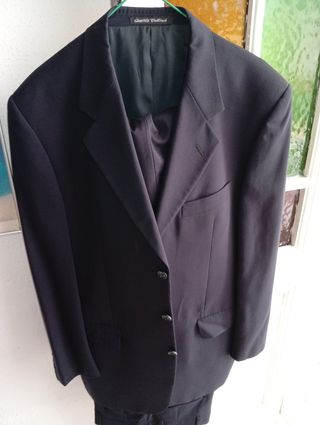 traje azul marino de caballero