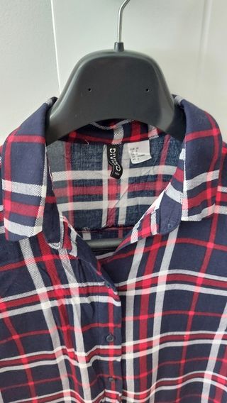 camisa de cuadros H&M