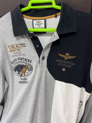 Polo manga larga talla L AERONÁUTICA MILITAR