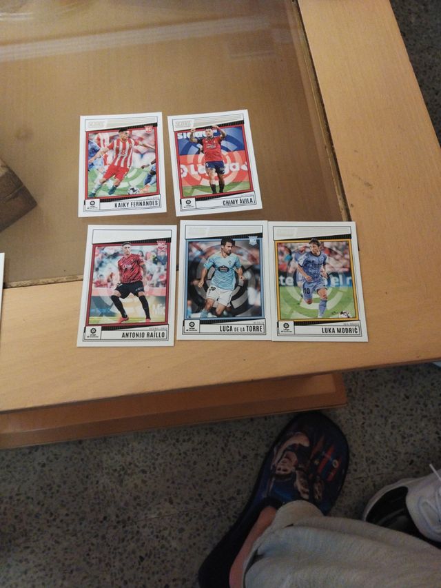 lote 9 cartas score panini